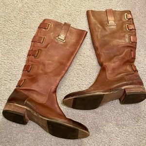 Arturo Chiang Leather Riding Boots